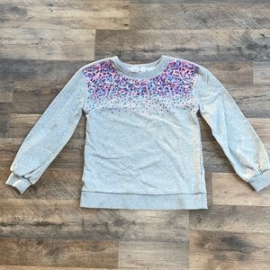 Gap kids, girls size 10, gray sweatshirt